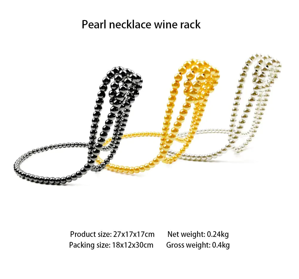 Pearl Necklace Wine Rack: Luxurious Storage for Your Wine Collection