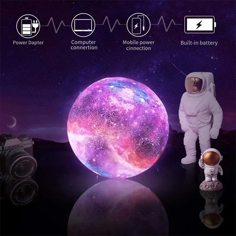 Blast Off to Space From Your Room! Galaxy Lamp with Remote Control