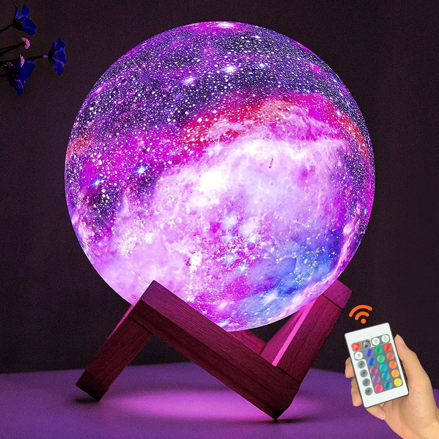 Blast Off to Space From Your Room! Galaxy Lamp with Remote Control